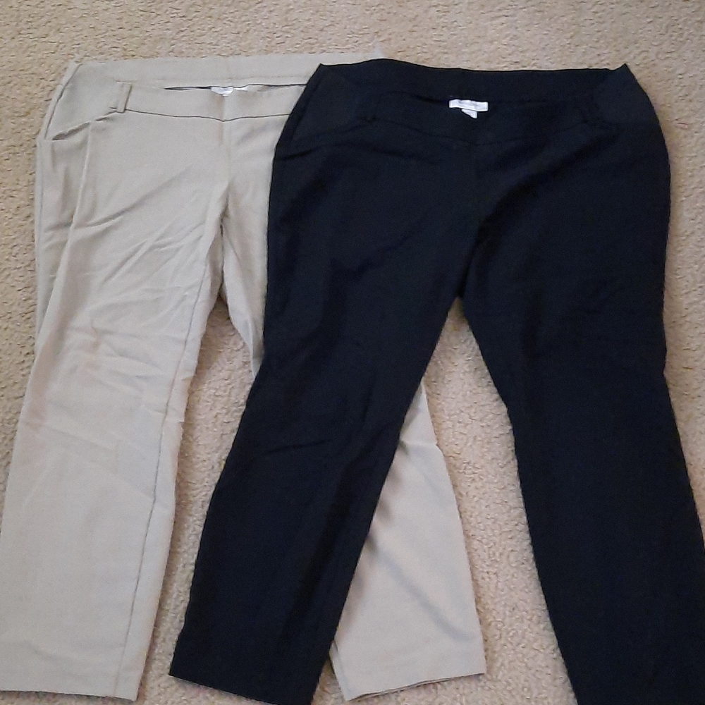 2 Motherhood Maternity Work Pants!